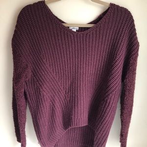 Abound Women’s Maroon Sweater Size M